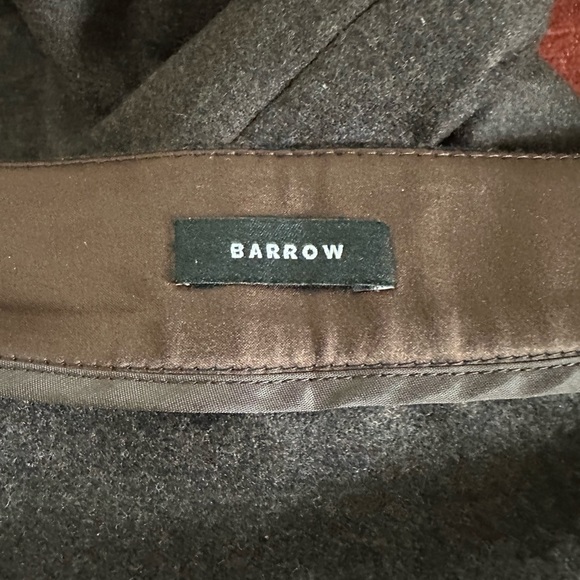 Lafayette 148 cashmere & wool trousers dark brown flat front straight leg 4 - Picture 5 of 8